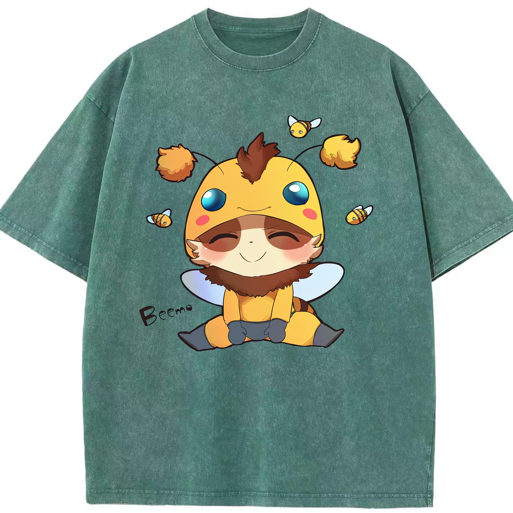 リーグ・オブ・レジェンド League of Legends LOL 綿100% ヴィンテージ風 半袖Tシャツ（フロントプリント）